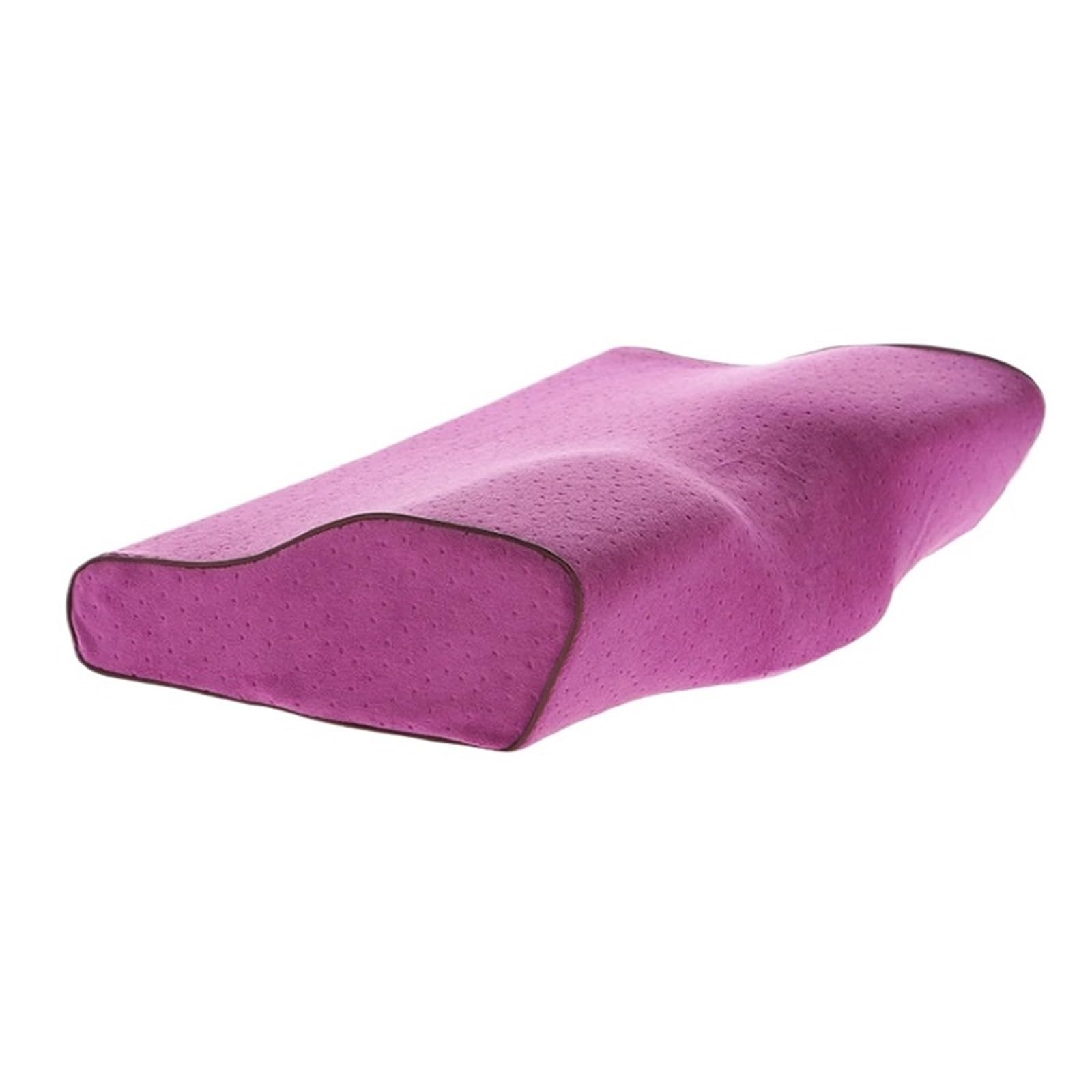 PJFCEWFDGX Memory Foam Pillow Summer Ice Silk Shape Slow Rebound(PURPLE)