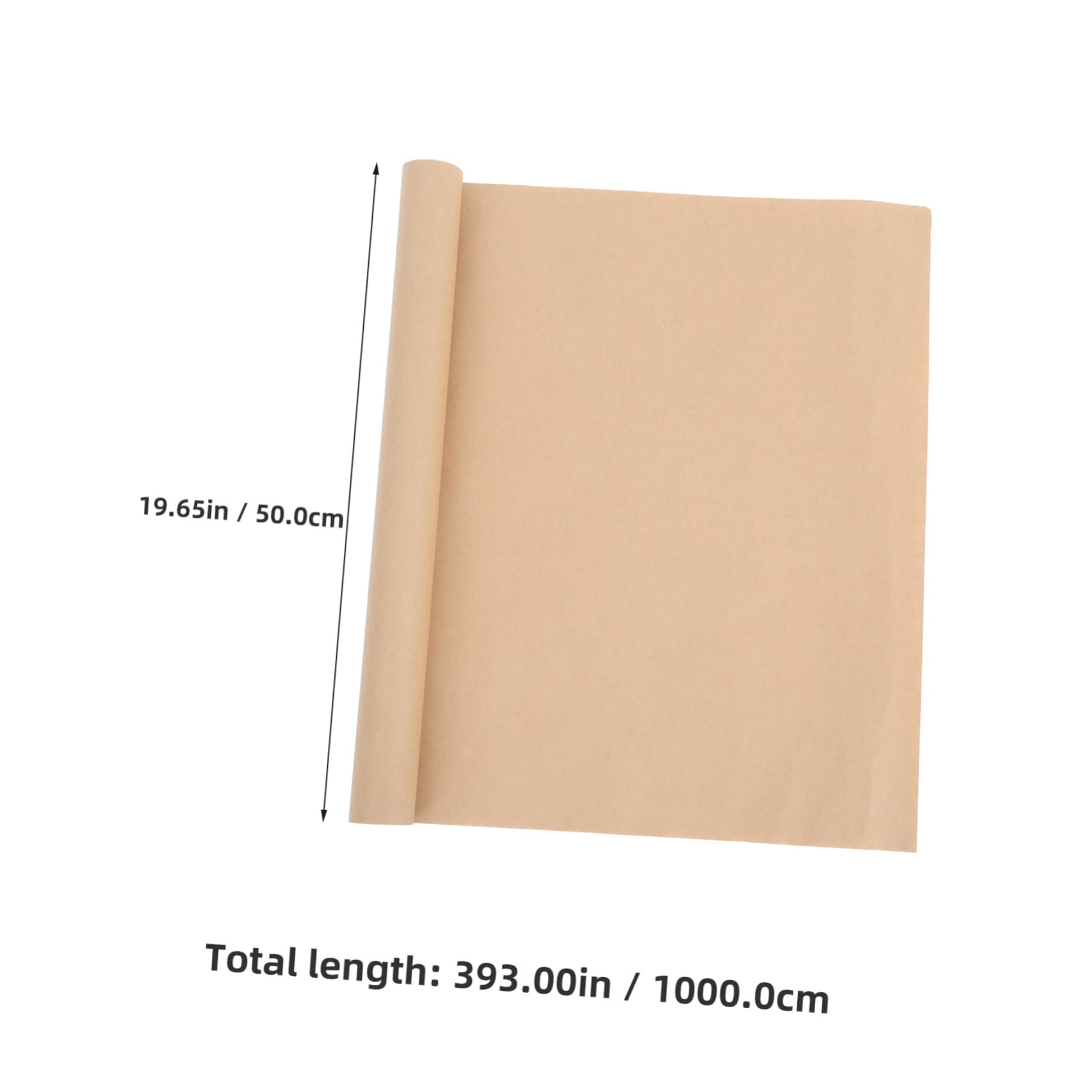 Angoily Diy Floral Wrapping Paper Roll Brown Craft Paper for Art Projects Kraft Paper for Present Wrapping