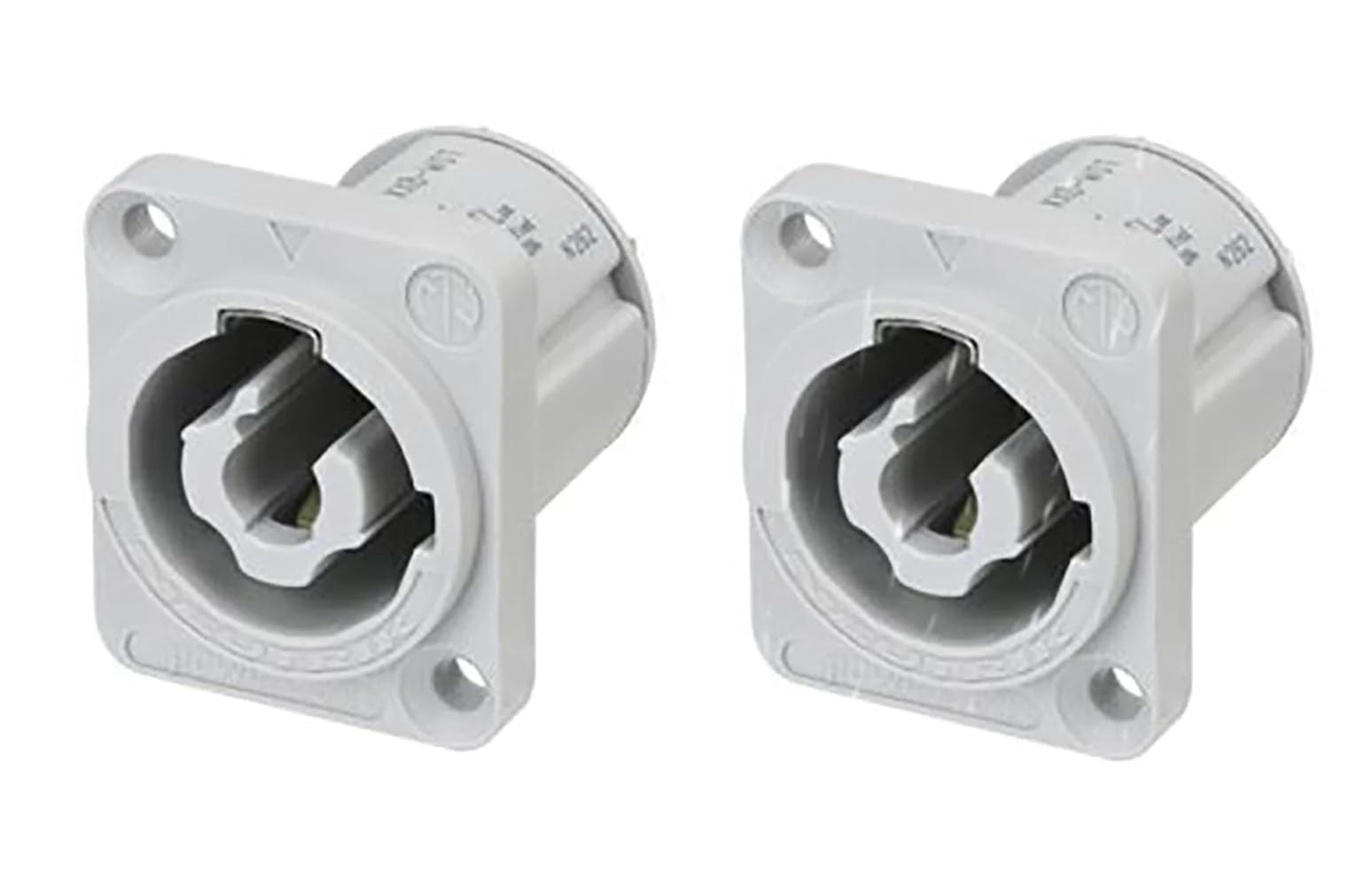 Amazon.com: (2 Pack) NEUTRIK NAC3MPXXB POWERCON (Gray) Power Out
