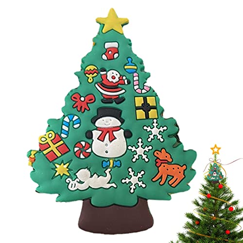 Aferzov Ornements d'arbre de Noël, Ornements d'arbre en PVC Décorations de fête suspendues pour Noël, Fournitures de fête de Noël décors de Dessin animé Suspendus pour Porte de Mur de fenêtre Kink-FR Cover