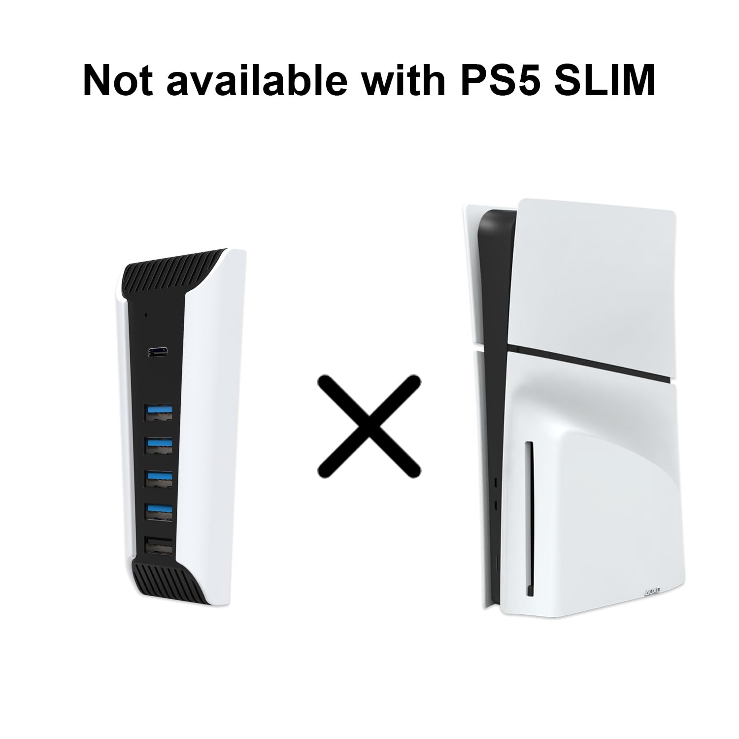 Hub USB P5, rozszerzacz portu USB 5 w 1, kompatybilny z konsolą P5