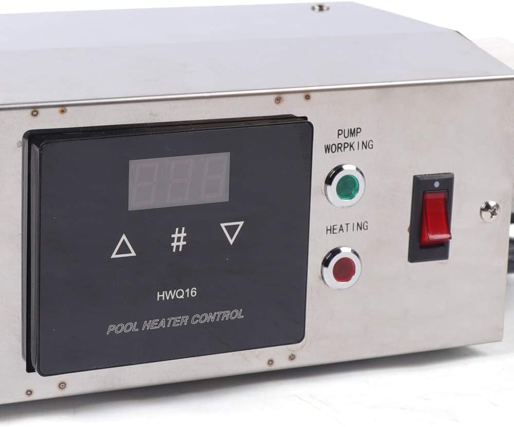 Calentador De Piscina De 3 Kw, Termostato, Calentador De Piscina, Calentador De Piscina Eléctrico, Termostato Heat Exer, Bomba De Calor De Baño, Ideal para Piscinas, Piscinas De SPA
