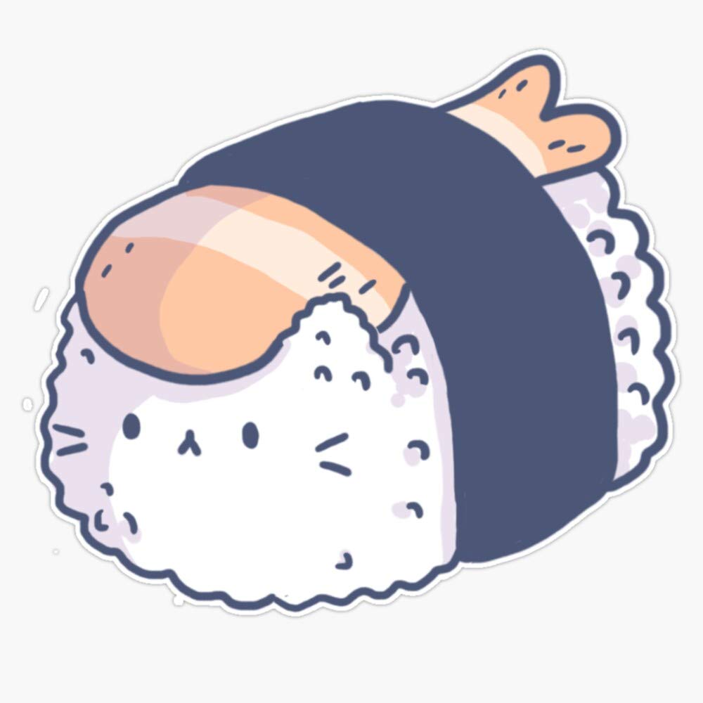 Magnet Sushi Cat Magnet Bumper Sticker Car Magnet Flexible Reuseable Magnetic Vinyl 5"