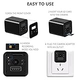 Hidden Camera - JAKIELAX Spy Camera Adapter- 1080P HD USB Charger Camera with Motion Detection and Loop Recording Free Flash Transfer Stick for Protection of Your Home and Office