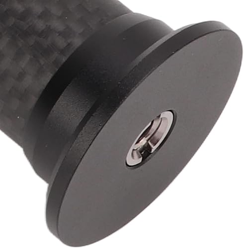 Miniatura 9 de KIMISS - Tubo de extensión de trípode de carbono, poste de extensión de trípode de 2 secciones de fibra de carbono, tubo de extensión de trípode de