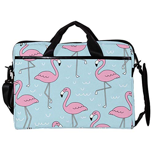 Sacoche portable 14-15.4" flamant rose idéale pour le bureau