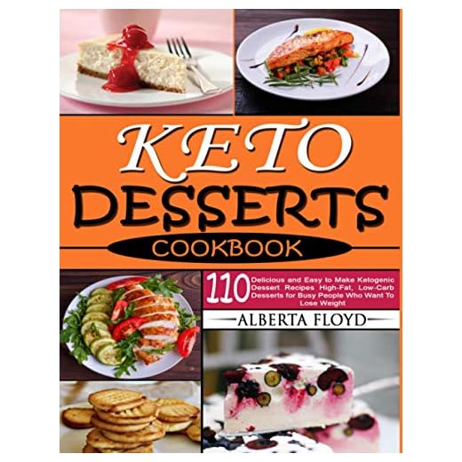 KETO DESSERTS COOKBOOK: 110 Delicious and Easy to Make Ketogenic Dessert Recipes High-Fat, Low-Carb Desserts for Busy People Who Want To Lose Weight