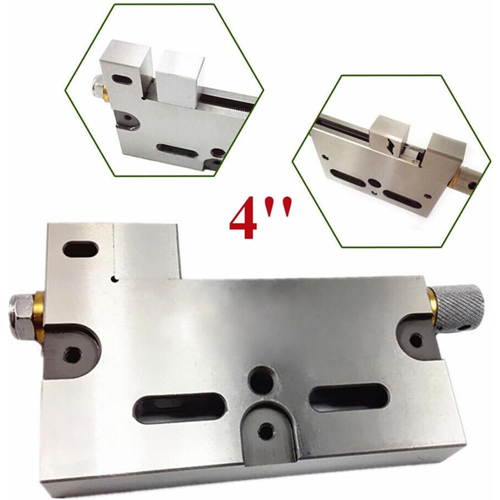 Imadło CNC ze stali nierdzewnej, precyzyjne mocowanie do cięcia drutu, otwarcie szczęki 0-100 mm, idealne do małych przedmiotów, nośność 3 kg