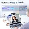 1080P Webcam with Microphone, RC15 Computer Camera for PC 30fps with 110 FOV/Privacy Cover/Low Light Correction,USB Web Cam for Zoom/Skype/Teams/Conference/Video Calling/Meeting