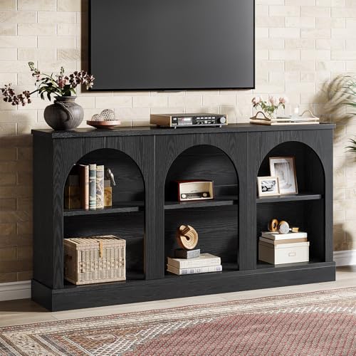 Tribesigns TV Stand for 55/60/65 Inch TV, Farmhouse Entertainment...