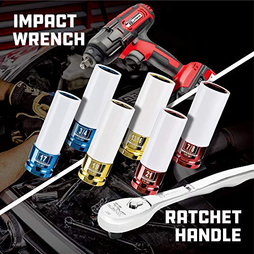 Powerbuilt 642396 2 Pc. Sae Lug Nut Socket Set #TOP4