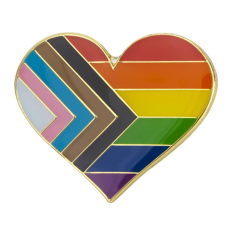 Image of Pack 3PCS /5PCS /10PCS Progress Pride Lapel Pins Brooches Badges
