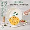 Chef Power Ceramic Cookware Sets, 19Pcs Pots and Pans Set Non Stick with Detachable Handle, Induction Dishwasher Oven Safe Cookware Set, RV Kitchen Set Removable Handle, Light Purple #2