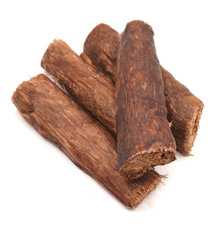 1 KG grams Beef Buffalo Puffed Jerky LUNG Rolls Jerky Sticks 12 cms - Dried Jerky PREMIUM QUALITY 100% Natural Dog Cat Treats Chews RESEALABLE BAG