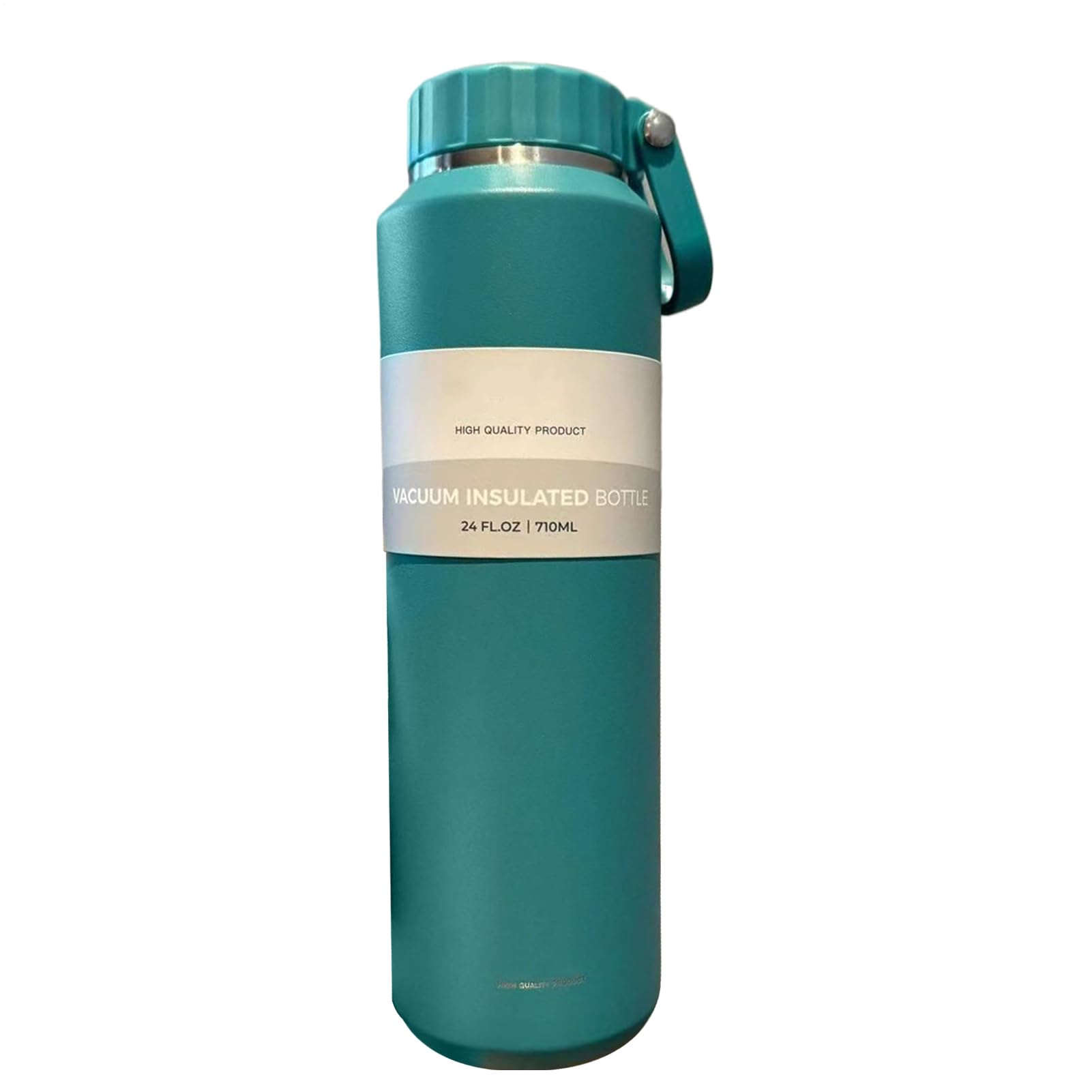 Bouteille d'eau isolée en acier inoxydable de 24 oz pour le camping et le sport