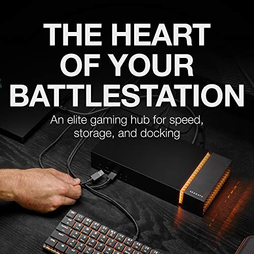 Image of Seagate Firecuda Gaming Dock 4TB External Hard Drive HDD - Thunderbolt 3 with NVMe for PC Laptop (STJF4000400)