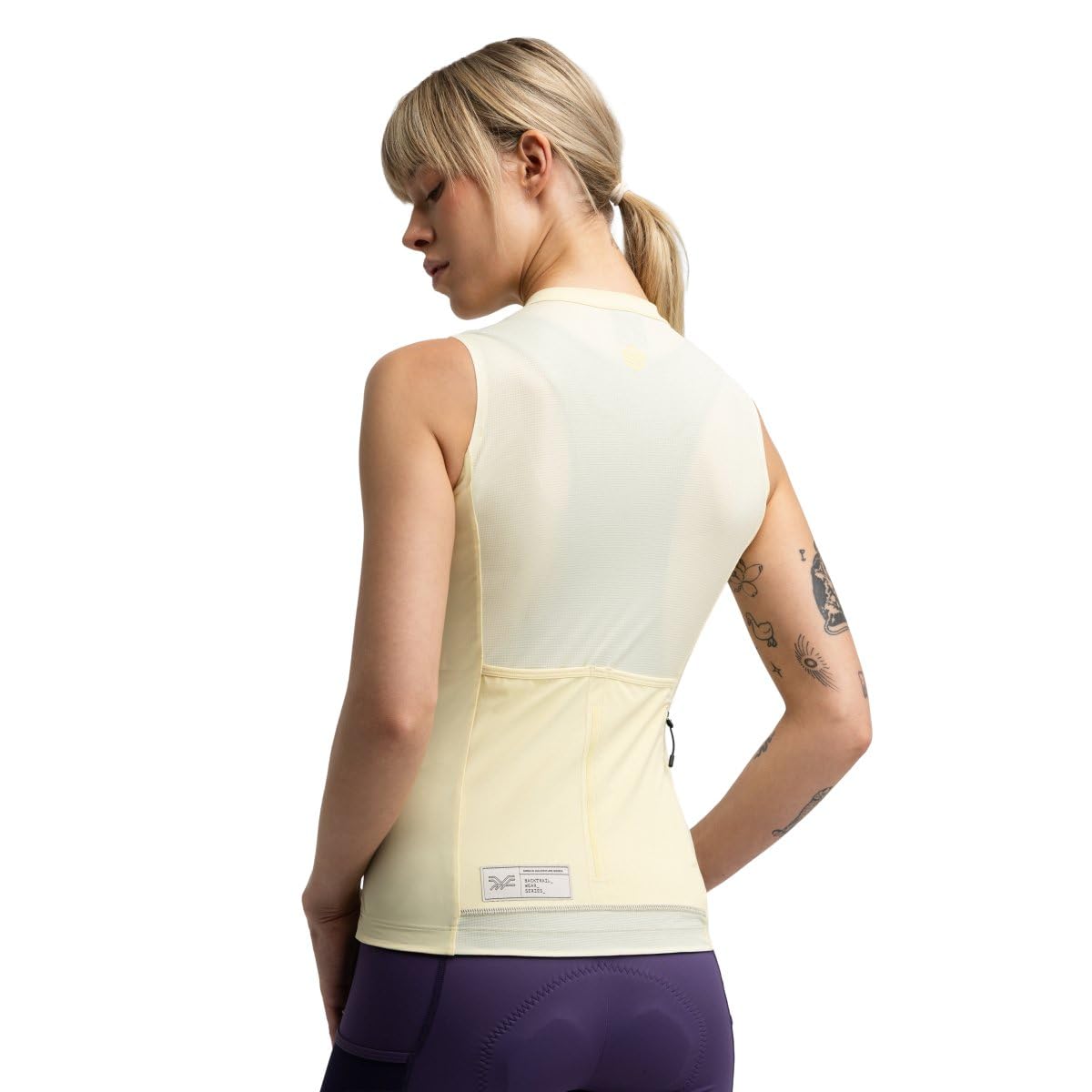 SIROKO Maillot de Gravel sin Mangas Ciclismo GM4 Strata Light Yellow Amarillo