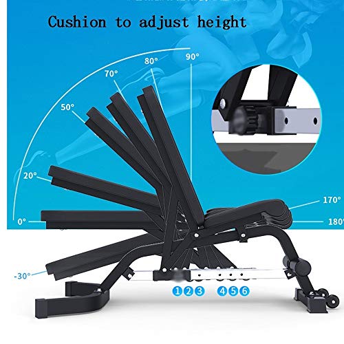 Image of Small Dumbbell Weight Bench, Multi-Purpose Multi-Purpose Commercial Professional Dumbbell Bench Fitness Equipment Training Stool Whole Family Exercise Fitness Exercise Bench Fitness Dumbbell