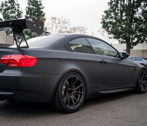 Image of CREON Matte Black Car Wrap Decal Sticker Bubble Free Air Release Car & Bike Sticker 12x96'Inches