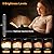 Gritin Rechargeable Book Light for Reading in Bed with 19 LED &Memory Function-Eye Caring 3 Color Temperatures,5 Brightness Levels,80 Hrs Runtime Flexible Goose Neck Clip on Book Light for Book Lovers
