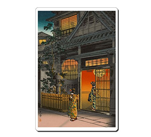 浮世絵マウスパッド 薄ぴた U14006 土屋光逸 - 四ツ谷荒木横町