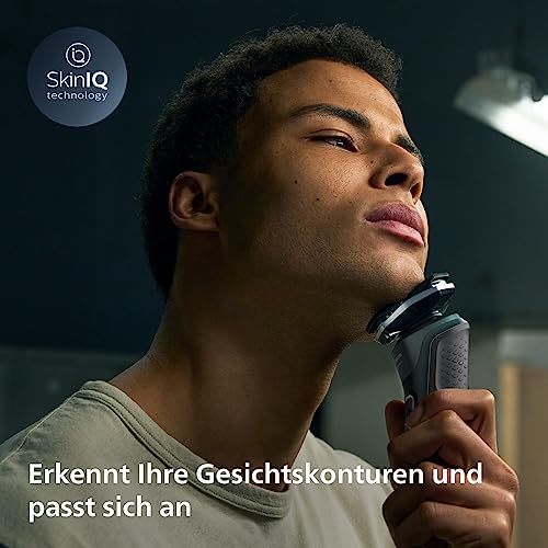Philips Shaver Series 5000 – Elektrischer Nass- und Trockenrasierer für Herren mit ausklappbarem Trimmer, Ladestation & Reiseetui (Model S5884/35) – Bild 4