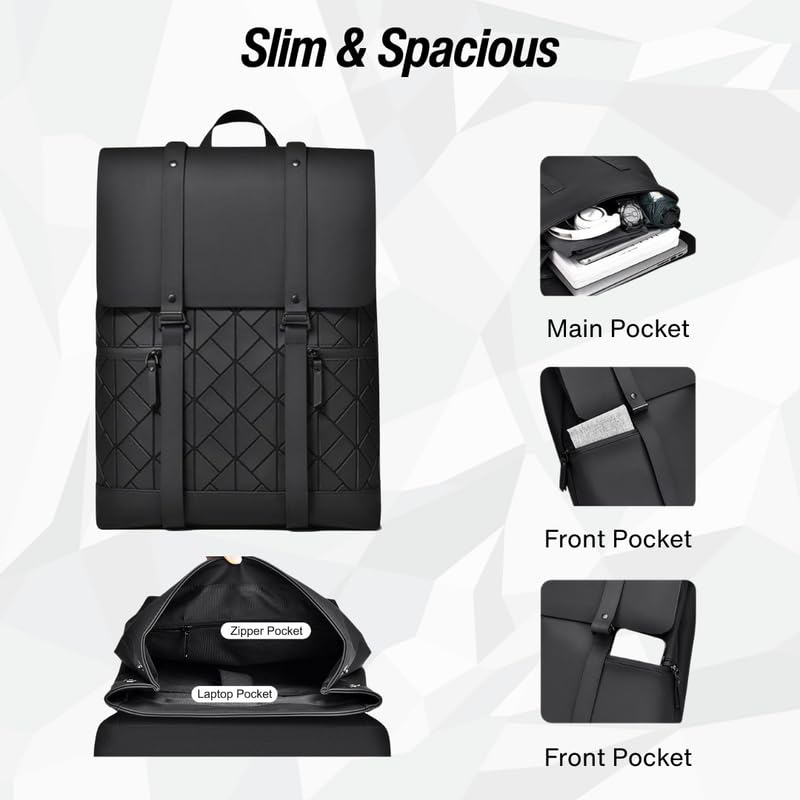 Image of KARRIER Backpack with Padded Laptop Compartment /Expandable /Multifunctional /Stylish /Daily Commute /Multiple Compartments /Unisex Backpack for Office /College /Students