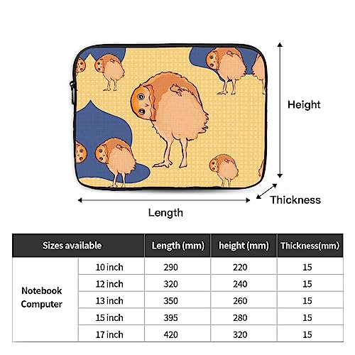 Crooked Owl Laptop Sleeve Case 15 Inch Suitable For Notebook Computer Tablet Traveling Carrying Simple Case4