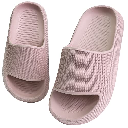 WYSFLY Pantoufles antidérapantes pour enfants, garçons et filles, pour l'été, la plage, la piscine, rose clair, 31 EU Cover