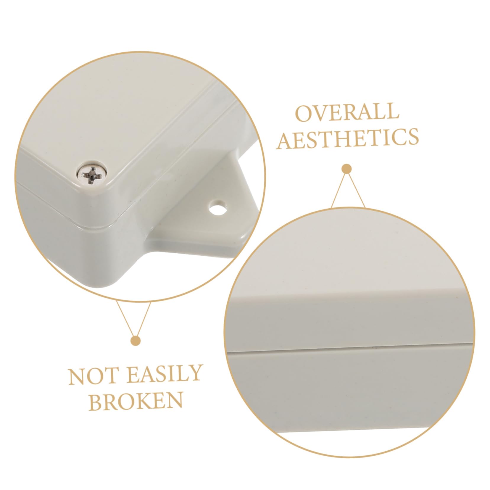 jojofuny 10pièces Boîte De Jonction Électronique Étanche Enclosure Plastique Pour Projets Électriques Lot De Dimensions Pour Applications Extérieures Et Bricolage