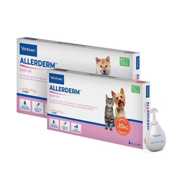 Virbac Allerderm Spot-on pour chiens et chats 6 x 2 ml