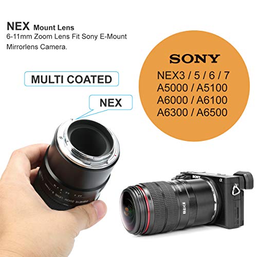MEKE Weitwinkelobjektiv für Sony E-Mount APS-C Kameras NEX 3 3N 5 NEX 5T NEX 5R NEX 6 7 A6400 A5000 A5100 A6000 A6100… – Bild 6