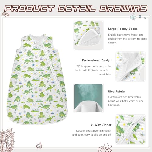 Image of vvfelixl Bright Funny Dinosaurs Baby Sleeping Bag Sleep Sack,Baby Wearable Blanket Sleep Suit for 0-6 Months