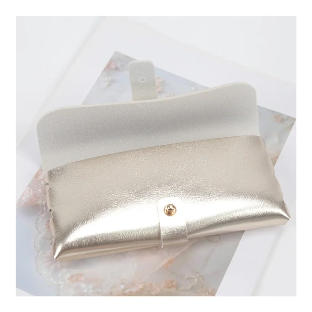 2/6/8 SZTUK Moda Kobiety PU Skórzane Okulary Torba Okulary Do Czytania Okulary Ochronne Etui Etui Etui Ochronne Akcesoria (Biały, 8 SZTUK), biały, rozmiar uniwersalny