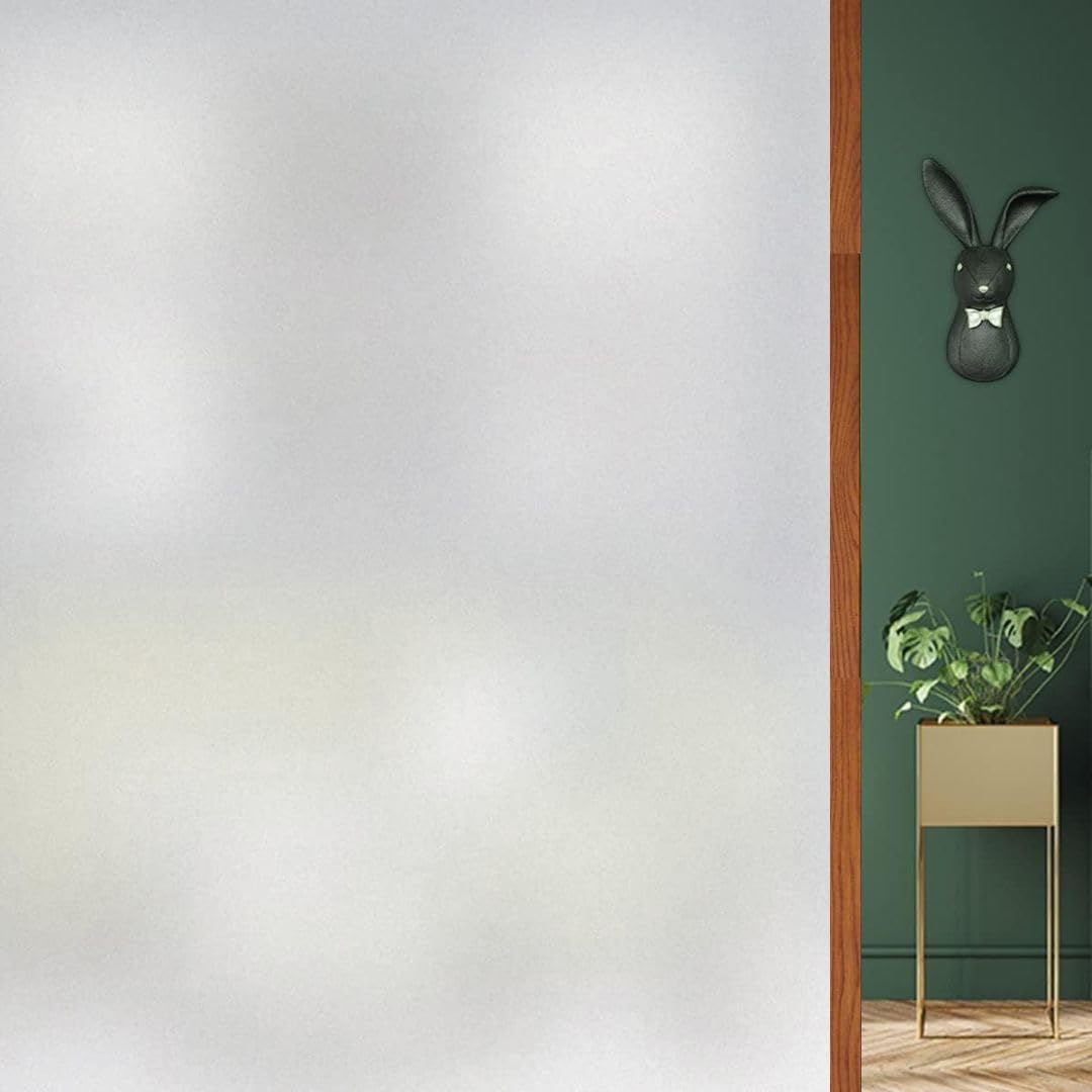 WOO Home Frosted Glass Window Film & Stickers (12 X 24 inch) Privacy Window Cover for Glass Window & Glass Door - Easy Apply, Removable Decorative Film (Multi Colour Bird Film | 1 X 2 SQFT) — Amazon image 8