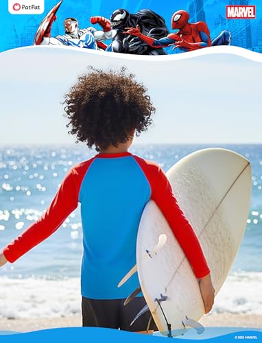 Image of Disney Marvel Spiderman Stitch Rash Guard Shirts Minnie Ariel UPF50+Swim Shirt Boy /Girl Surf Swim Suit Top Kid Swimwear 2-14Y