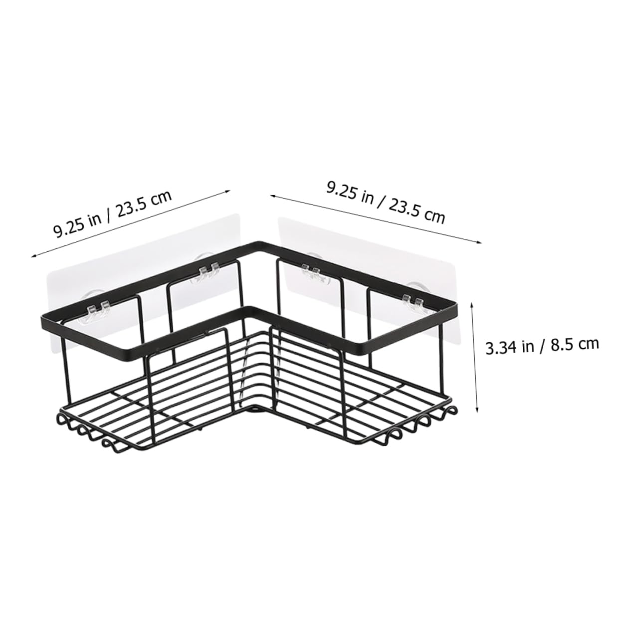 2pezzi Doccia Organizer Mensole Per Doccia Angolare Mensole Nere Per Organizer Angolare Per Mensole Per Per Piccola Mensole Mensole