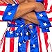 Rocky Balboa Apollo Movie Boxing American Flag robe