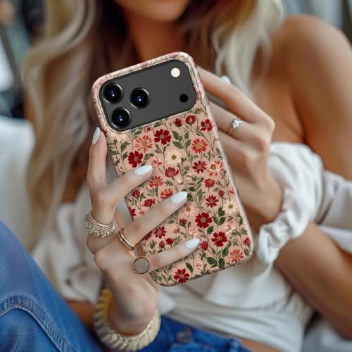 bemal for iPhone 17 Pro Max Case, Cute Floral, Compatible with Magsafe - image 7