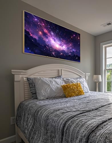 Diamond Painting ciel étoilé violet Jumpdot idée cadeau loisir créatif adulte - 6