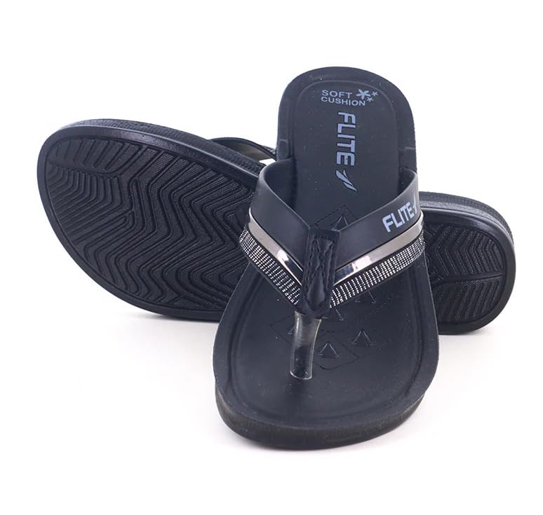 Image of FLITE PUL-204 Women's PU Slippers | Outdoor Comfortable Flip-Flops for Women & Girls | Anti-Slip Durable Thong Sandals for Ladiers