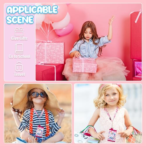 Image of WAWSAM Unicorn Kids Wallet for Girls, Trifold Velcro Wallet for Kids Teen Ages 4-12, Toddler /Youth Wallet with Zippered Coin Pocket and Card Holders Lanyard, Christmas Birthday Gift for Girls Kids