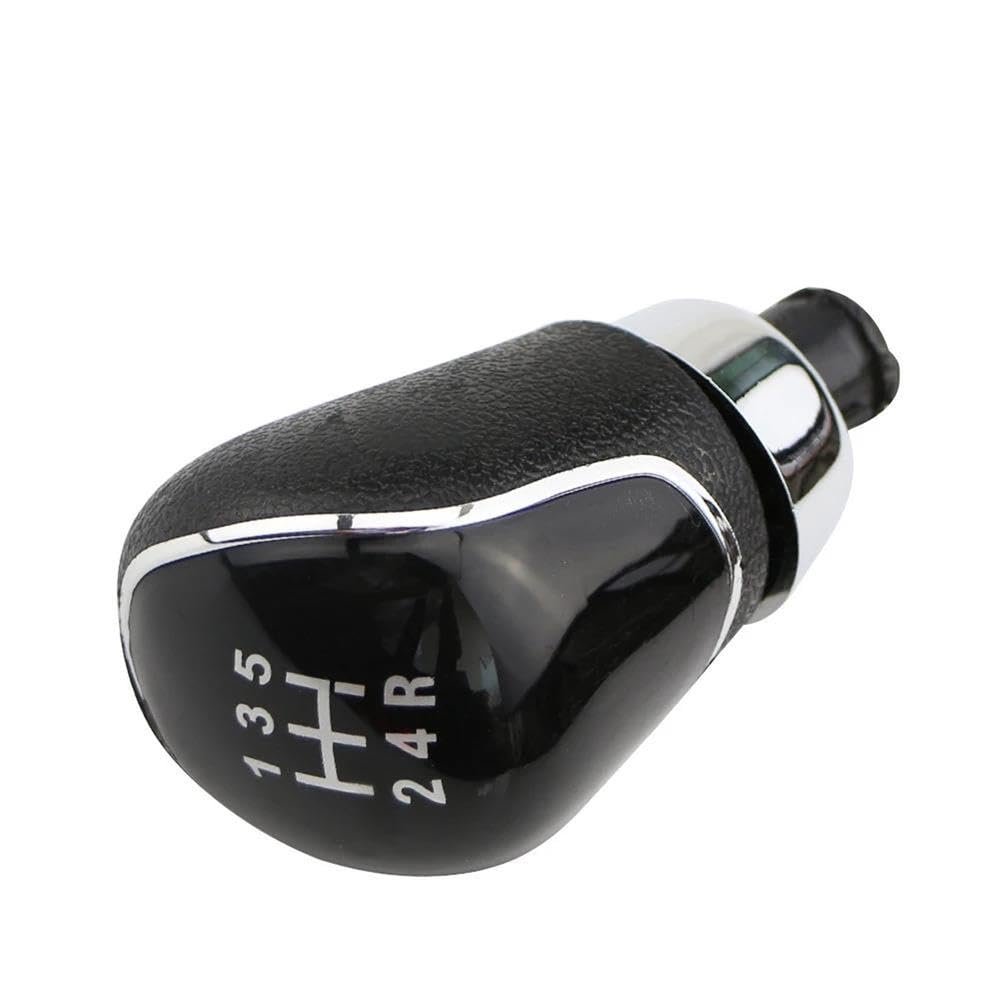YDXHERTA 5 6 Speed Gear Head Shift Knob for Fiesta MK7 2008-2015 for Focus MK2 FL 2008-2011 Auto Parts(5 Speed Black)