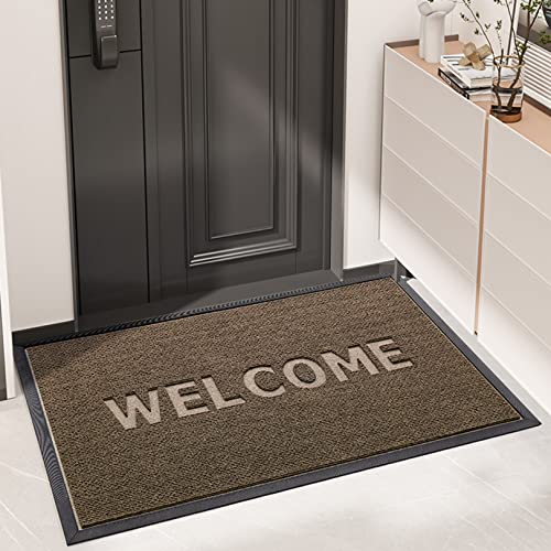 Tapis d'entrée absorbant et imperméable lavable pour pas de porte propre - 8