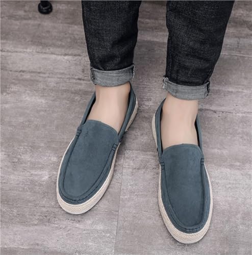 Mens Genuine Leather Loafers Slip On Comfortable Shoes for Casual Events Business Wedding Lightweight Flexible Walking Shoes3