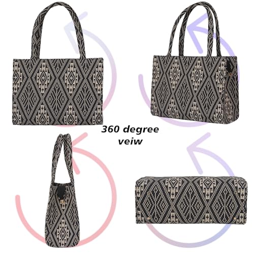 Image of LX LEKHX Women's Tote Bags - Stylish Handbags for Office, College & Party Use | Spacious & Trendy Shoulder Bag for Work, Casual & Evening | Durable, Lightweight & Fashionable Tote for Women