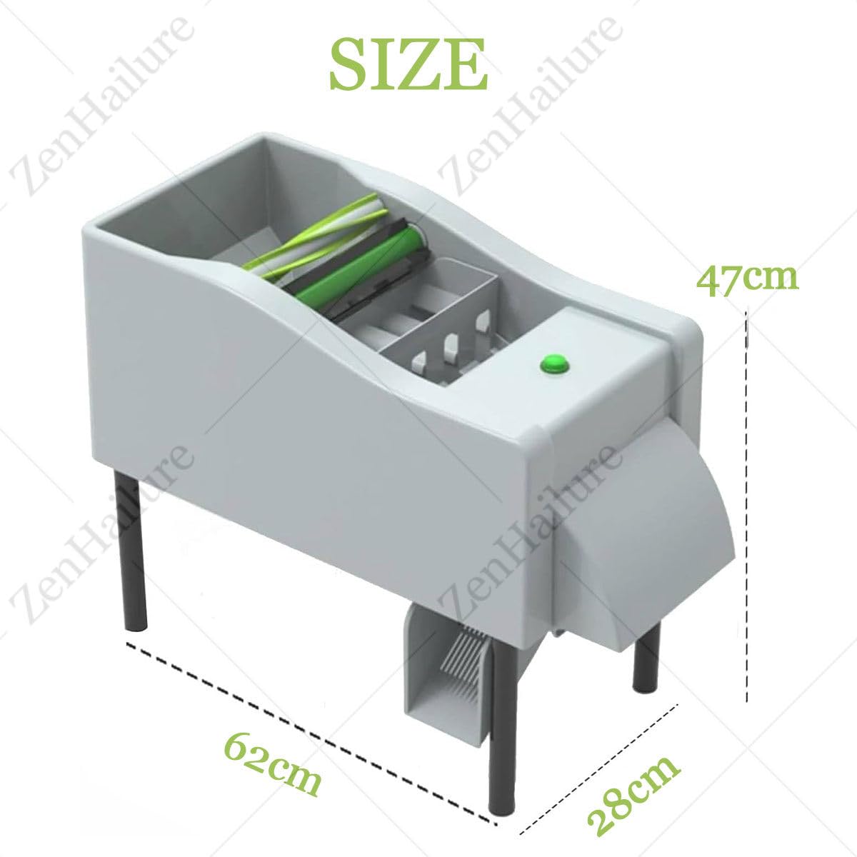 Automatische kommerzielle Erbsenschalen-Maschine, Haushalts-Sojabohnen-Schälmaschine, 25-40 kg/h Schaleneffizienz für Sojabohnen, schwarze Bohnen