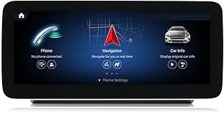 MYHALI GPS Navigation Systems 8 cores CPU Compatible with Mercedes-Benz C-Class V-Class/Glc-Class W205 IPS Touch Large Screen Car Radio Bluetooth