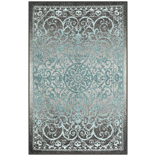 Tapete vintage Pelham medallón 76x117 cm azul gris miniatura 1