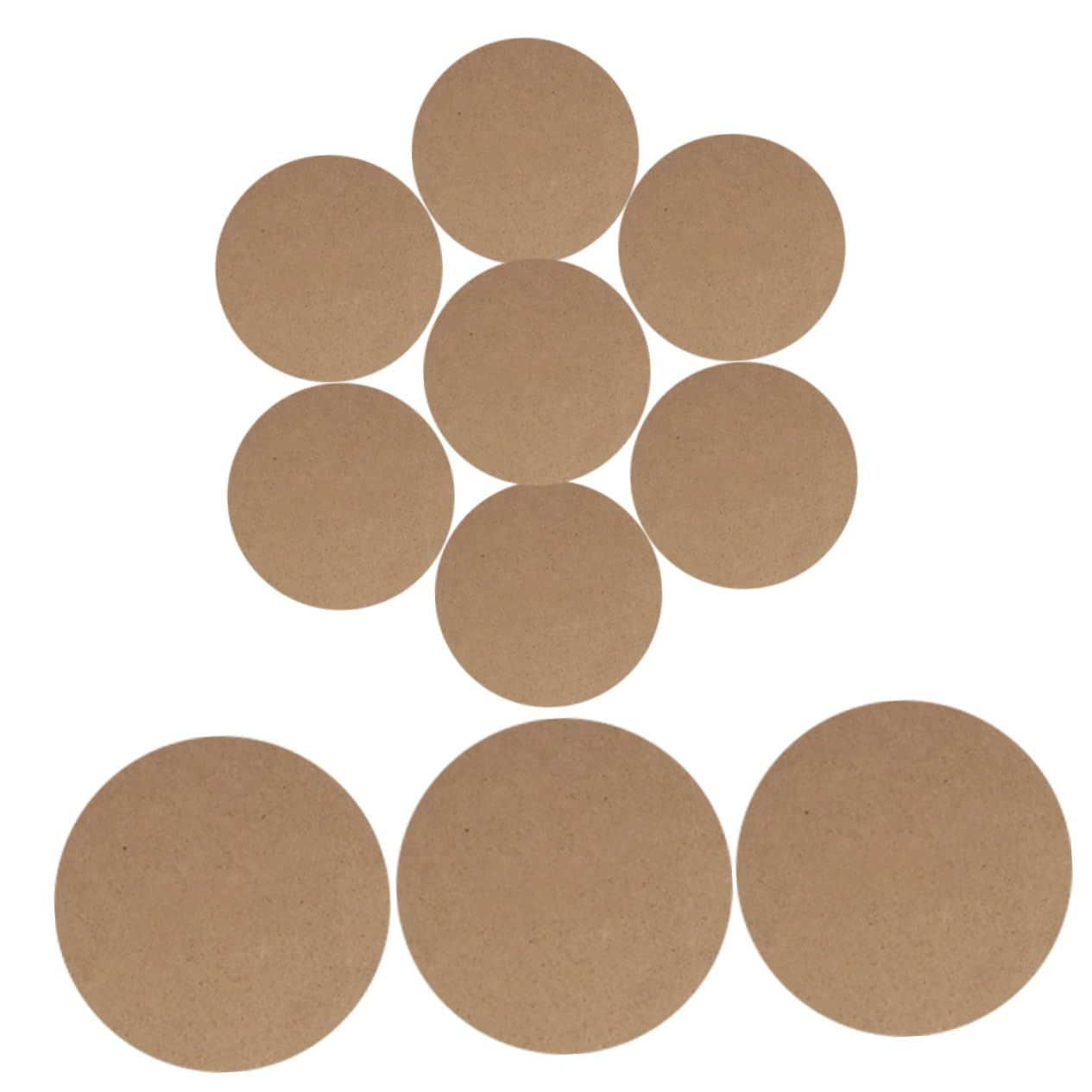 HAPINARY 10pcs DIY Clay Board Wooden Pottery Art Board Craft Sheet for Pottery Dec